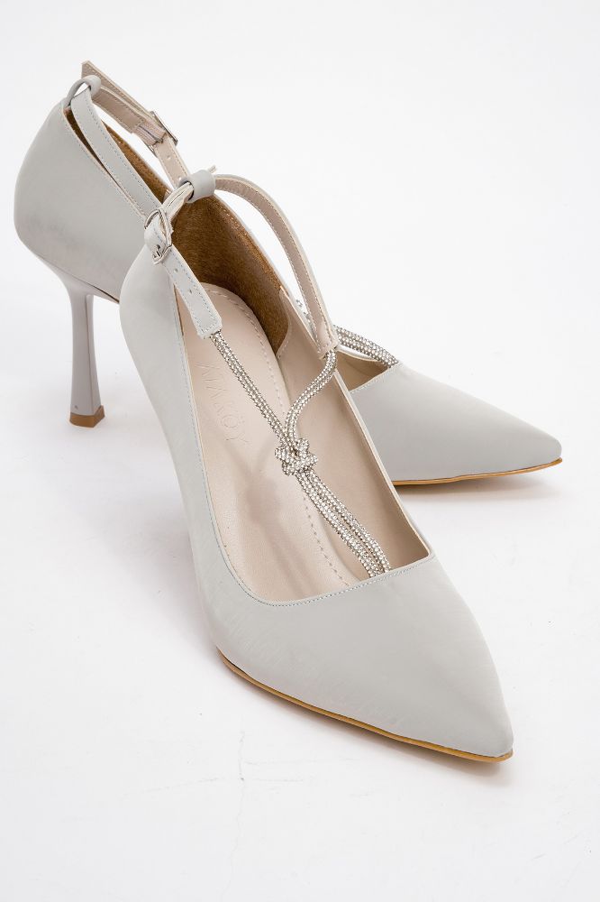 kadin-ince-topuk-tasli-stiletto-GUMUS IPEK-YKL2510752-0085232_0